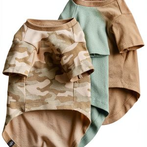 Pet Passion Dog Shirts Organic Cotton Tie Dye Camo-0