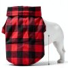 Tongcloud Plaid Dog Shirt Polyester Cotton Pet Apparel-2