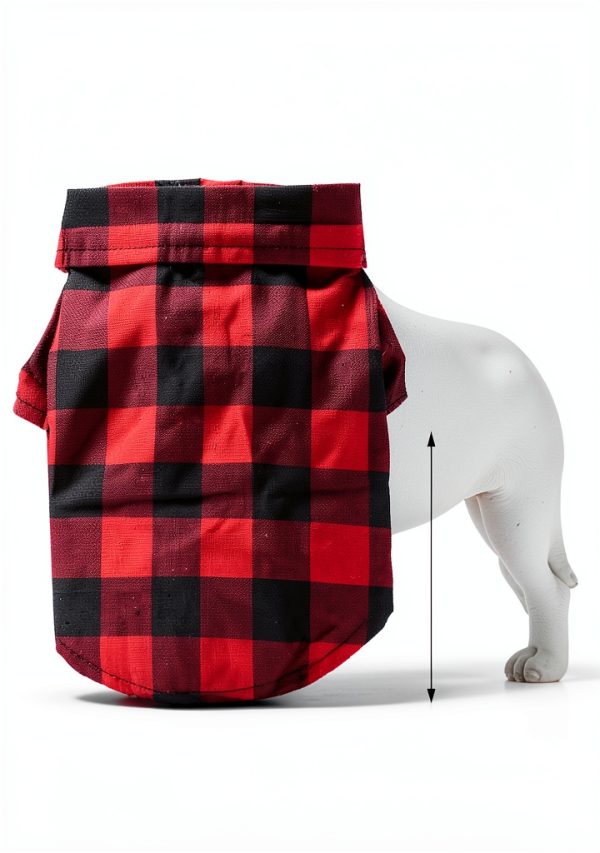 Tongcloud Plaid Dog Shirt Polyester Cotton Pet Apparel-2
