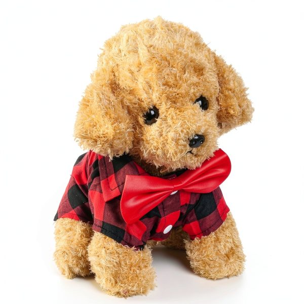 Tongcloud Plaid Dog Shirt Polyester Cotton Pet Apparel-4