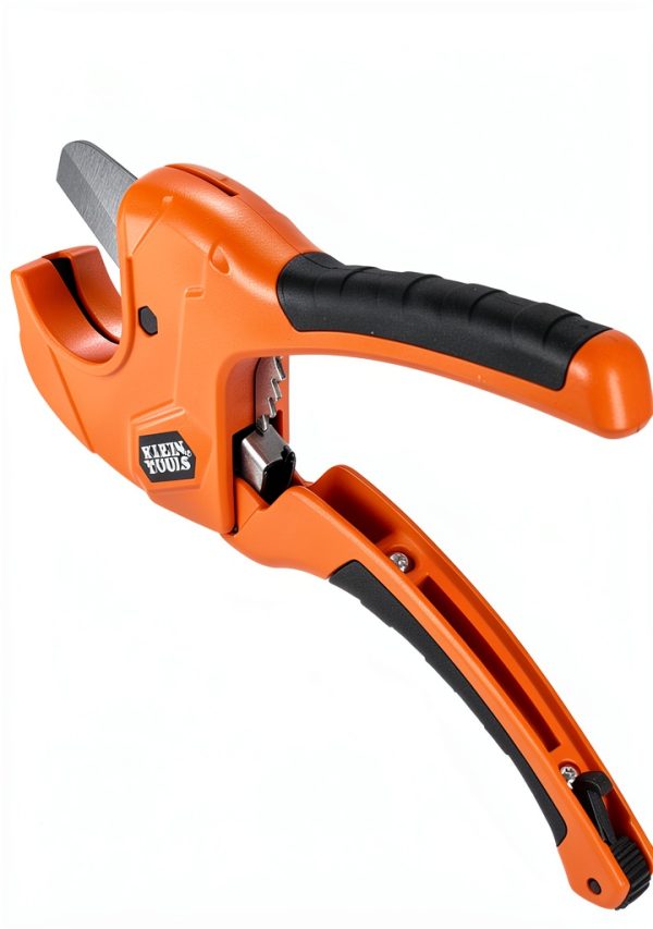 Klein Tools 1-1/4-Inch Ratcheting PVC Pipe Cutter with Die Cast-11