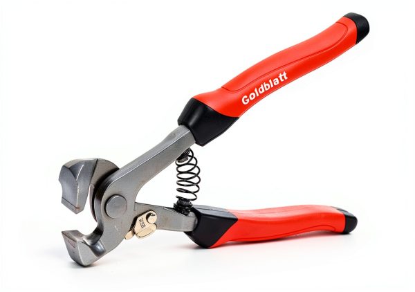 Goldblatt Glass Tile Nippers Set 2‑Piece Red Ergonomic 8in Carbon-2