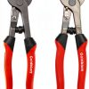 Goldblatt Glass Tile Nippers Set 2‑Piece Red Ergonomic 8in Carbon-0
