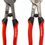 Goldblatt Glass Tile Nippers Set 2‑Piece Red Ergonomic 8in Carbon-0
