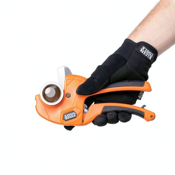 Klein Tools 1-1/4-Inch Ratcheting PVC Pipe Cutter with Die Cast-4